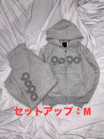 90 OG 로고 집 후디 셋업