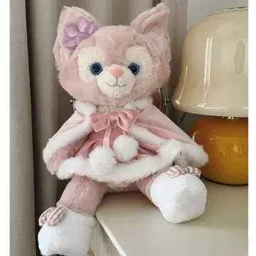 리나벨 코스튬 스텔라루 S 사이즈 크리스마스 망토 포함 드레스 핑크