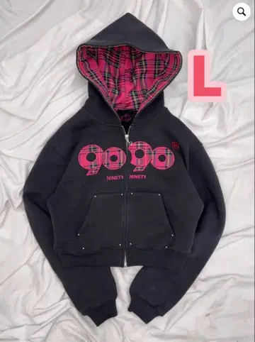 9090 OG 로고 집 후디 L