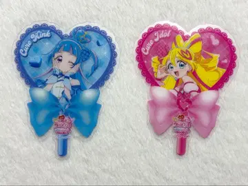 너와 아이돌 프리큐어 부채형 클리어 카드 큐어 윙크 큐어 아이돌