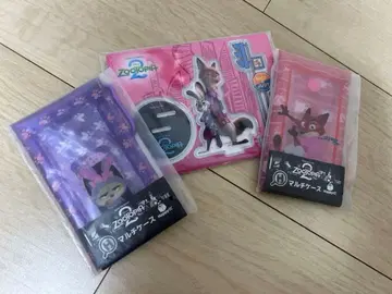 주토피아 제일복권 아크릴 스탠드 멀티 케이스 3점