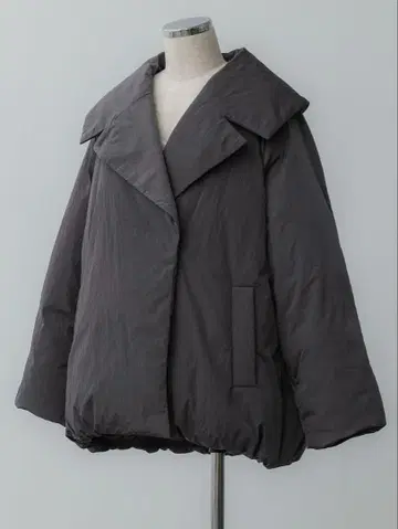 crewre 더블 브레스트 다운 자켓 차콜 그레이 size1