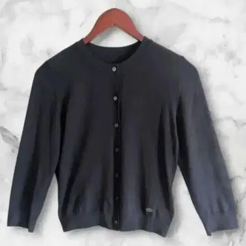 새상품급 폭시 가디건 크리스마스 외출 크루넥 눈 겨울 네이비 M