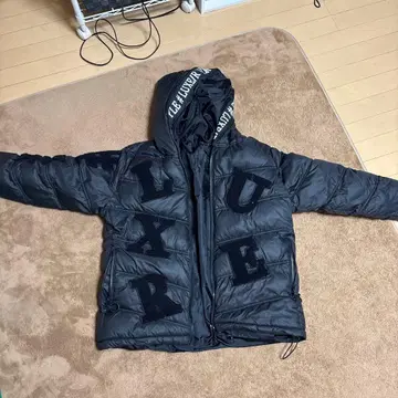 LUXE/R 블랙 다운 자켓 XL