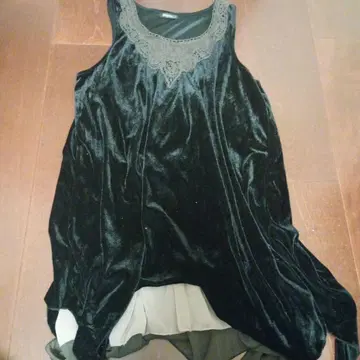 y2k 그런지 벨로아 원피스