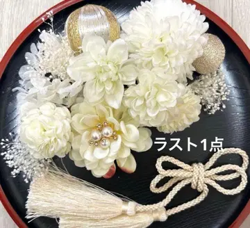 마지막 1점 성인식 졸업식 시치고산 사전 촬영 머리 장식