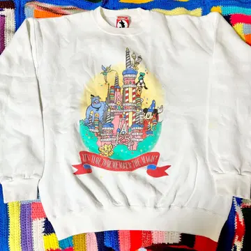 90s 디즈니 빈티지 디즈니 월드 25주년 기념 맨투맨 XL