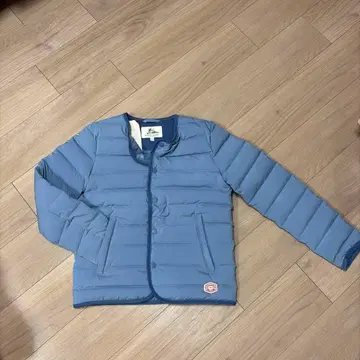 새상품 라이트 블루 다운 자켓 34 사이즈