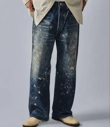 J.S.HOMESTEAD 페인트 데님