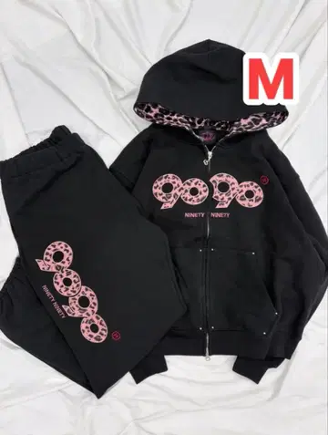 9090 OG 로고 집 후디 x 스웻 팬츠