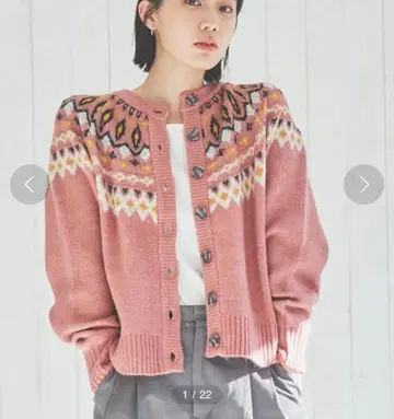 Coen [세탁 가능] 푹신푹신 퀼팅 니트 2WAY 니트