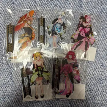 DMM 온클레 한정판 스태프 아크릴 스탠드 5종 세트