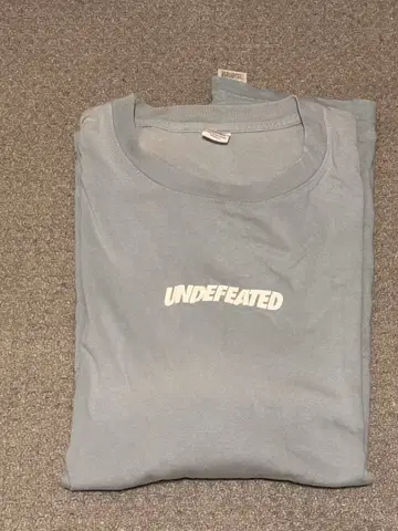 UNDEFEATED 롱 슬리브 T셔츠 라이트 블루