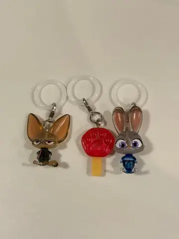 주토피아 메지루시 액세서리 주디/아이스캔디/피닉 세트