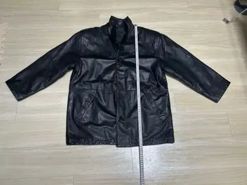 블랙 가죽 자켓 M 사이즈