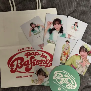 사쿠라이 유이 트레이딩 카드 5장 스티커 코스터 세트