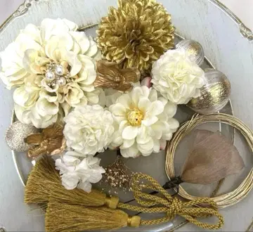 성인식 졸업식 시치고산 사전 촬영 머리 장식