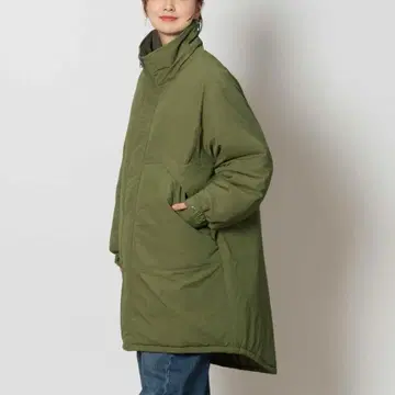 Right-on 충전솜 롱 자켓 M
