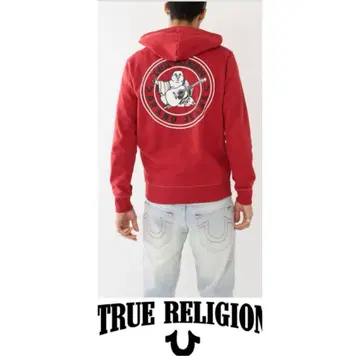 무료배송 새상품 TRUE RELIGION LOGO SEAL HOODIE