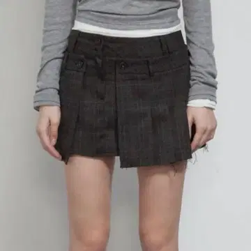 [bohemian seoul] LAYERED WRAP MINI SKIRT