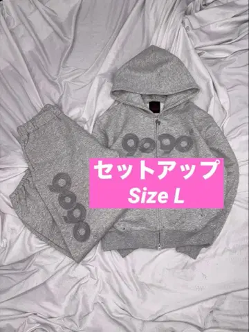 9090 girl OG Logo Zip Hoodie Sweat Pants