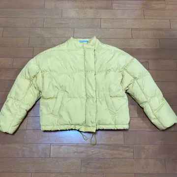 theory luxe 머스타드 다운 자켓