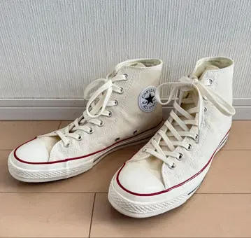 CONVERSE ALL STAR 화이트 하이컷 스니커즈