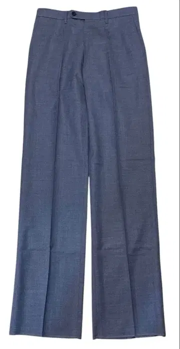 COMME CA MEN 울 그레이 스트레이트 슬랙스