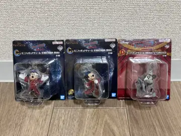 디즈니 1등 복권 판타지아 C상 D 미니 피규어 참 3체 세트