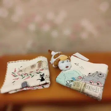 [ 지브리 파크 한정판 미니 타월 마스코트 세트 ]