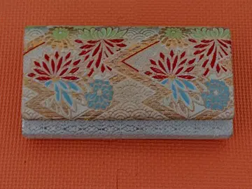 일본 의류용 가방 꽃무늬 자수와 그레이 세트