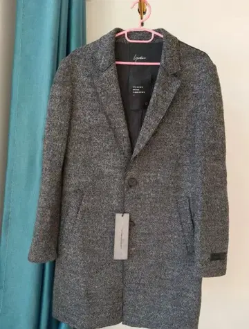 그레이 테일러드 자켓 울 혼방