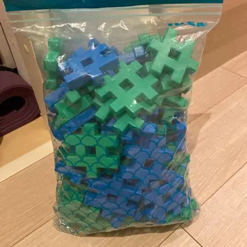 뉴 블록 블록 파랑과 그린 많이 들어있음