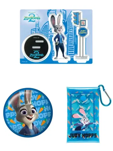 주토피아2 해피 복권 주디 3종 세트