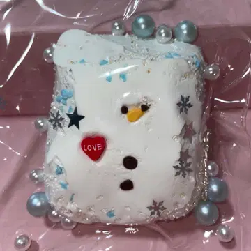 눈사람 생크림 스퀴즈 키라키라 선생님