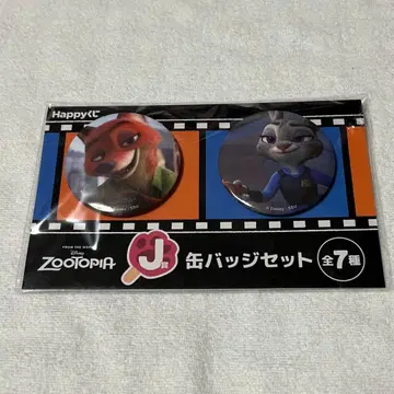 주토피아 happy복권 J상 캔뱃지 닉 주디