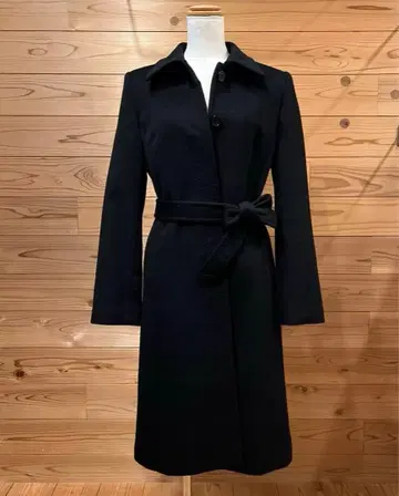 [ 새상품급 ] ESPRITMUR 캐시미어 100% 롱 코트 9호 블랙