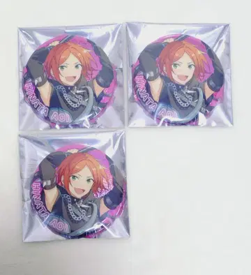 앙스타 4piece 캔뱃지 아오이 히나타 세트