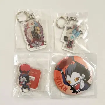 데스노트 제비뽑기당 L 월 아크릴 키링 캔뱃지 아크릴 스탠드