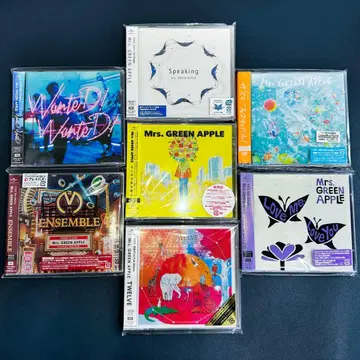 Mrs. GREEN APPLE 최초 한정 CD DVD 세트 7개