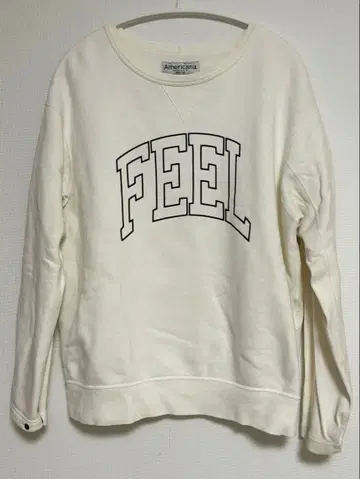 Americana x BEAUTY&YOUTH 맨투맨 화이트