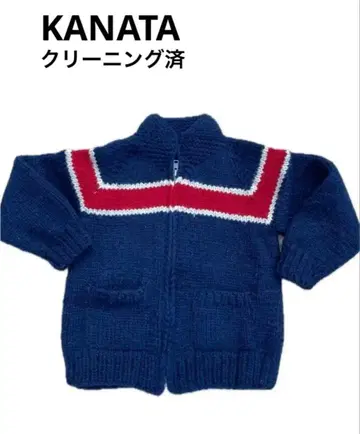 카나타 카우친 스웨터 니트 네이비 M