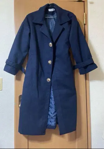 롱 코트 네이비 여성용