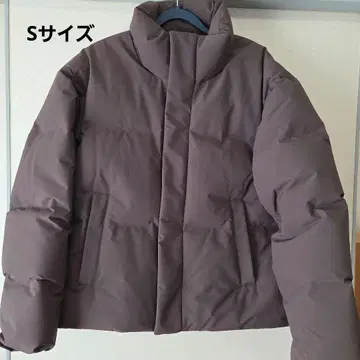 유니클로 심리스 다운 자켓 [ S ] 다크 브라운