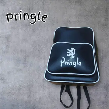 프링글 블랙 백팩 백팩