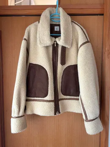 6 roku 페이크 무스탕 자켓