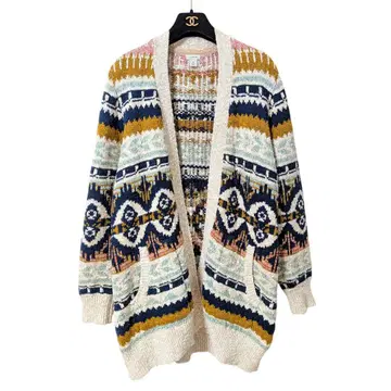 엘엘빈 페어아일 가디건 롱 코튼