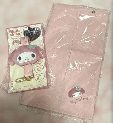 티슈 케이스 커버 멀티 스트랩 마이멜로디 산리오 2점