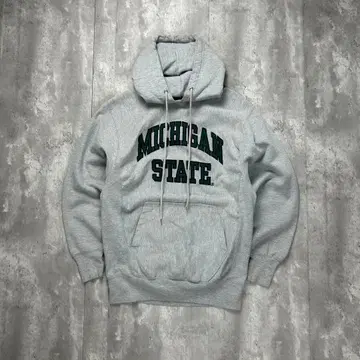 스티브 & 발리 자수 칼리지 로고 미시건 후드 맨투맨 6089