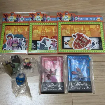 주토피아 해피 복권 캡슐 토이 세트